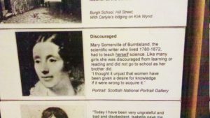 Mary Somerville's entry record at Kirkcaldy Gallery and Museum, Fife, Scotland
